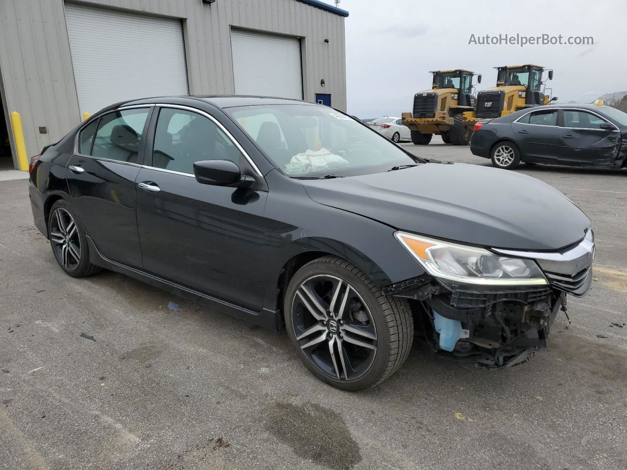 2016 Honda Accord Sport Black vin: 1HGCR2F58GA247581