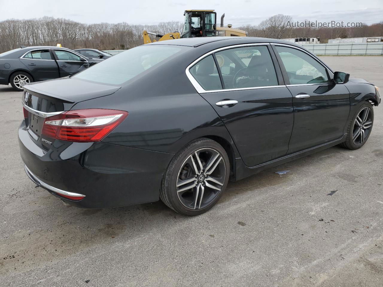 2016 Honda Accord Sport Black vin: 1HGCR2F58GA247581