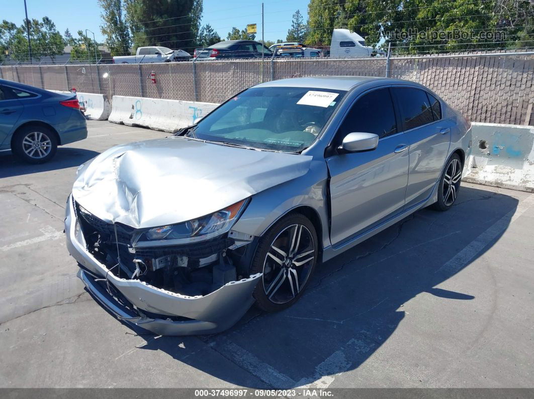 2017 Honda Accord Sedan Sport Silver vin: 1HGCR2F58HA061590