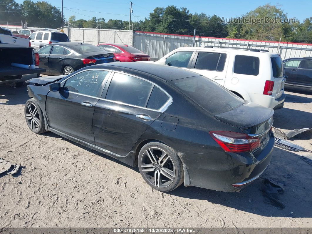 2017 Honda Accord Sport Black vin: 1HGCR2F58HA082732