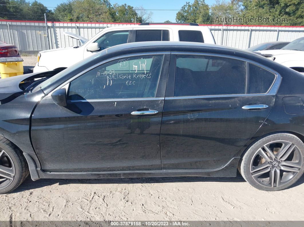 2017 Honda Accord Sport Black vin: 1HGCR2F58HA082732