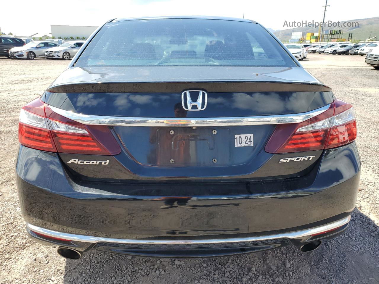 2017 Honda Accord Sport Black vin: 1HGCR2F58HA085727