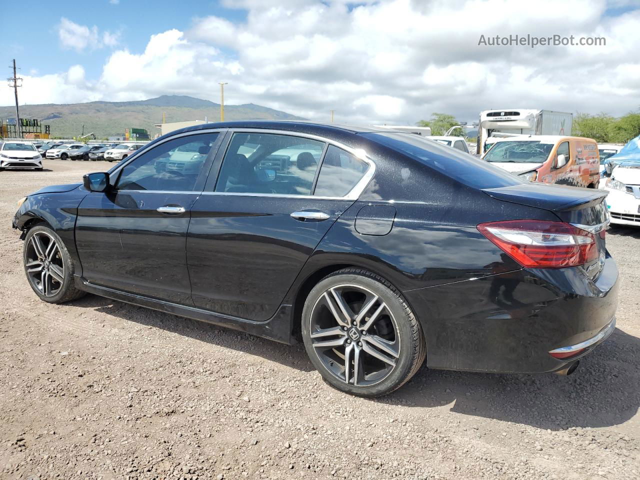 2017 Honda Accord Sport Black vin: 1HGCR2F58HA085727