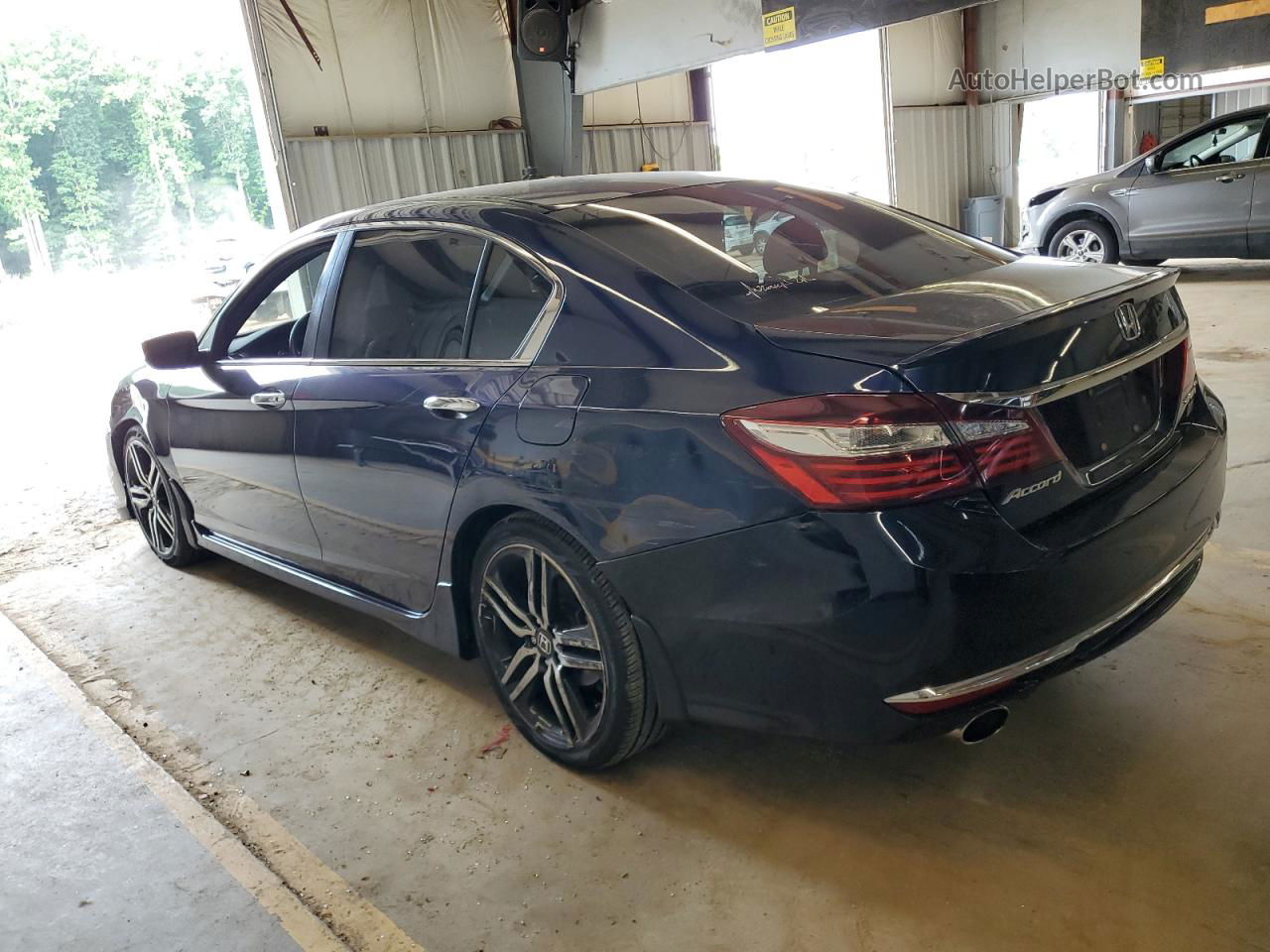 2017 Honda Accord Sport Blue vin: 1HGCR2F58HA088904