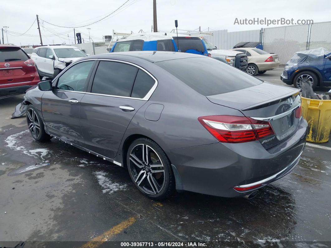 2017 Honda Accord Sport Серый vin: 1HGCR2F58HA124400