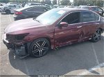 2017 Honda Accord Sedan Sport Burgundy vin: 1HGCR2F58HA221399