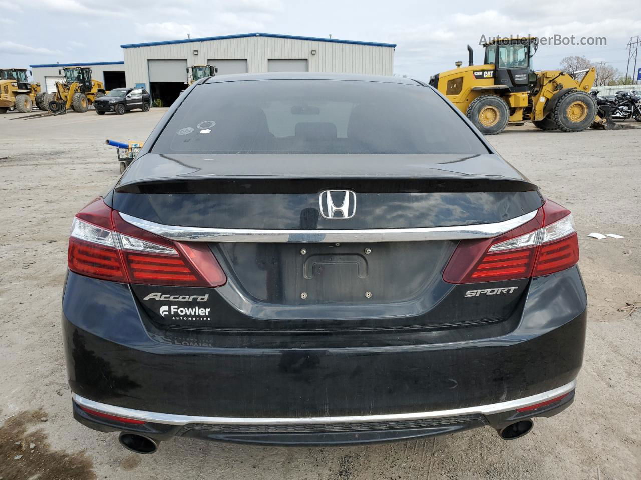 2017 Honda Accord Sport Black vin: 1HGCR2F58HA230541