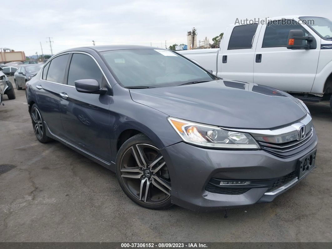 2017 Honda Accord Sedan Sport Gray vin: 1HGCR2F58HA234377