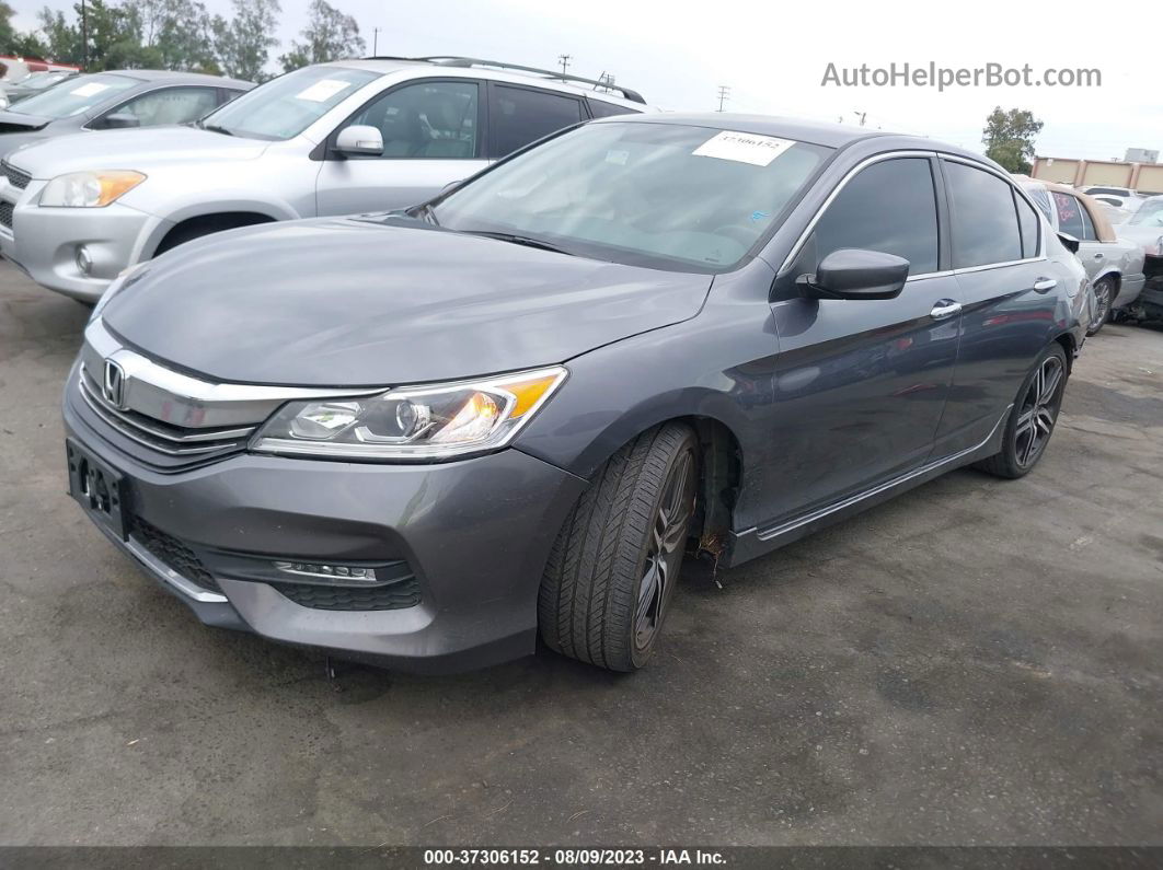 2017 Honda Accord Sedan Sport Gray vin: 1HGCR2F58HA234377