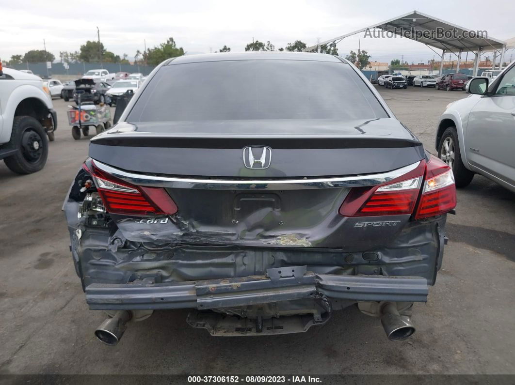 2017 Honda Accord Sedan Sport Gray vin: 1HGCR2F58HA234377