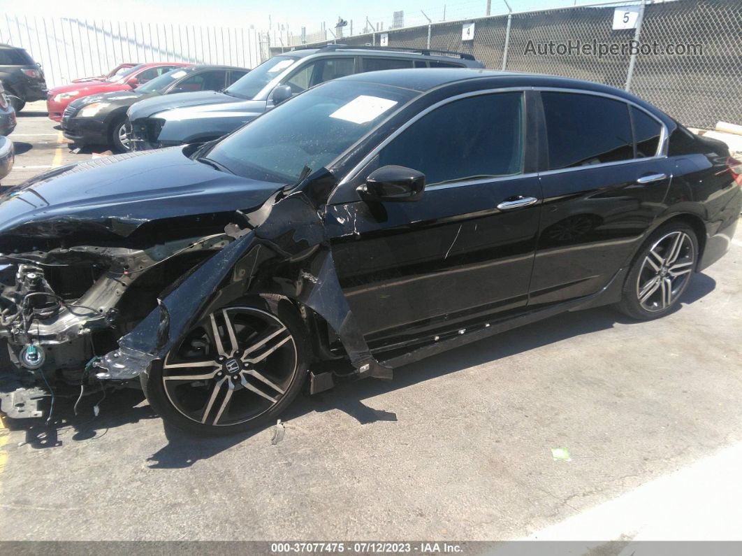 2017 Honda Accord Sedan Sport Black vin: 1HGCR2F58HA289234