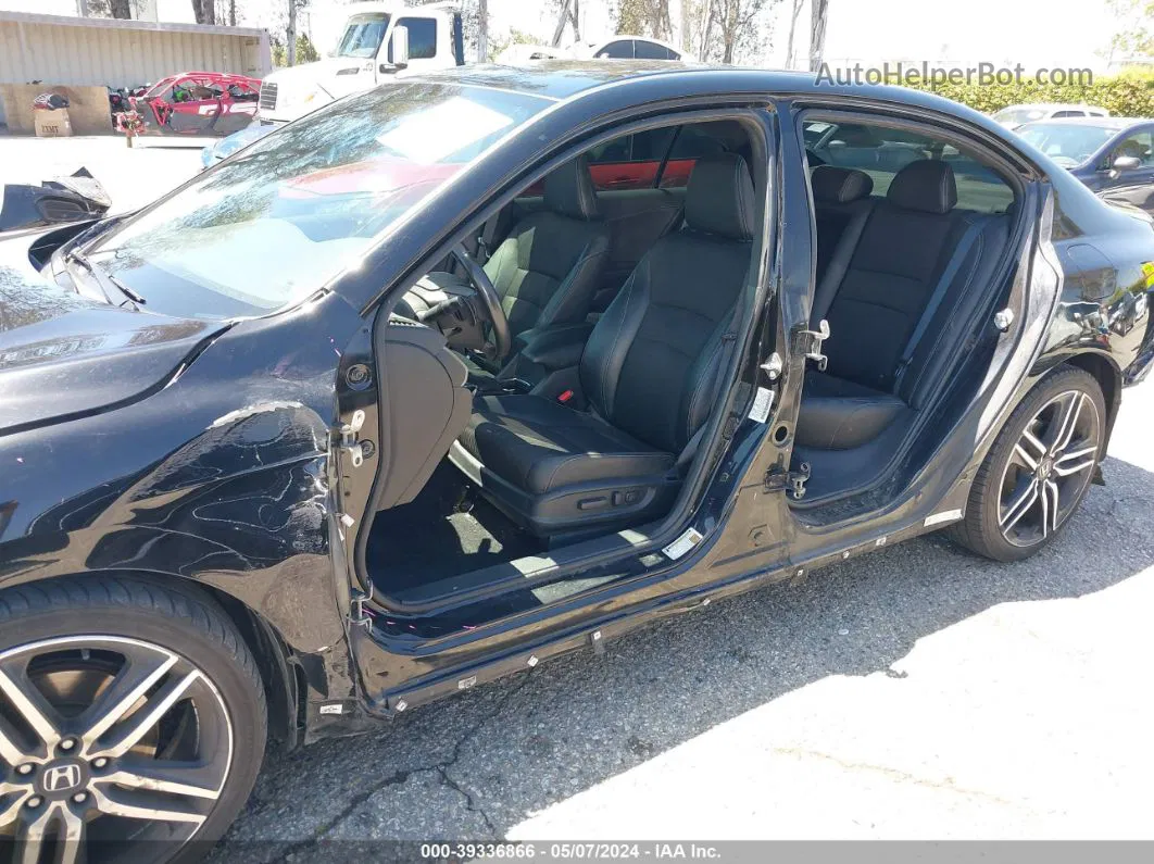 2017 Honda Accord Sport Black vin: 1HGCR2F58HA296877