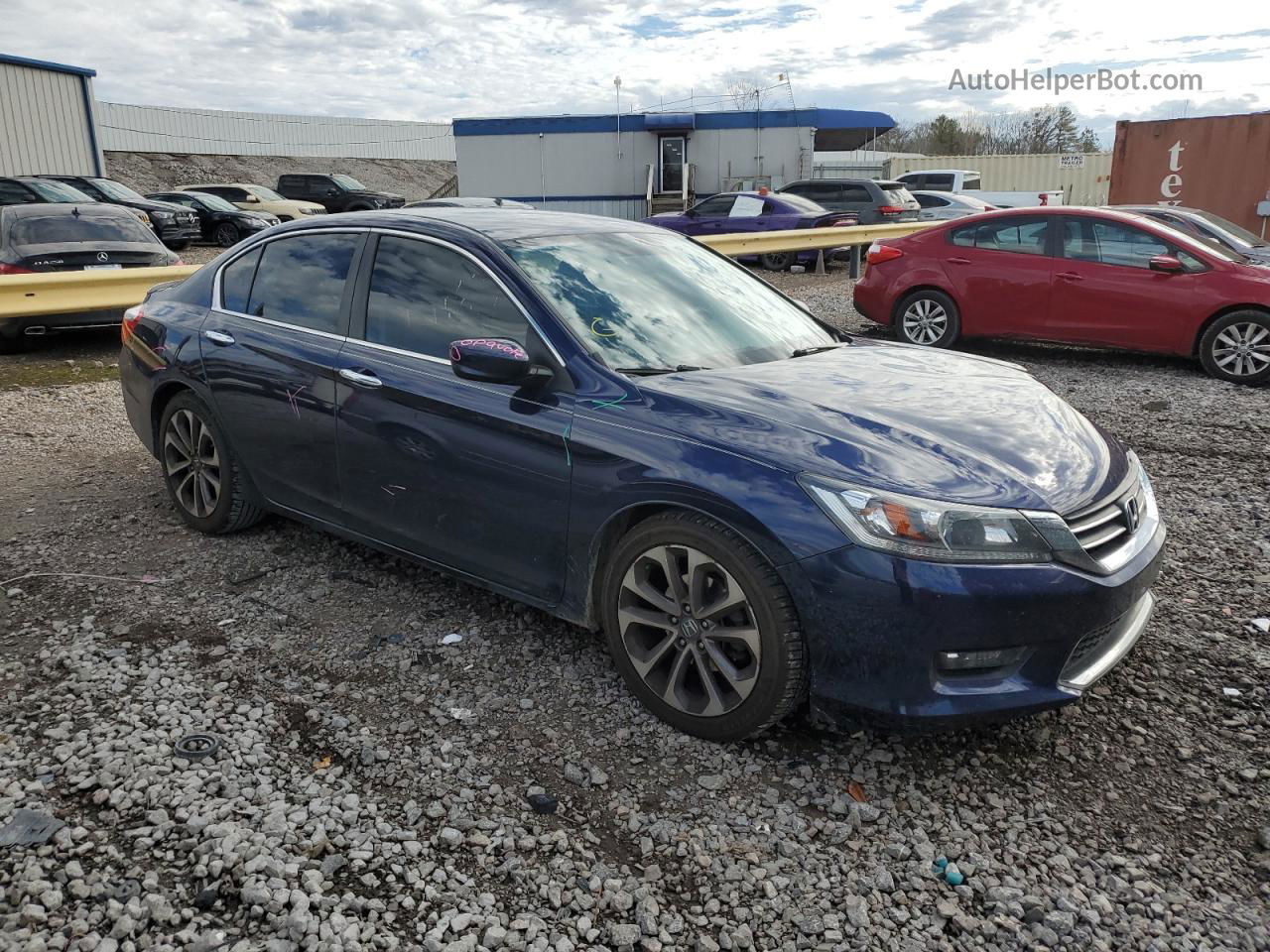 2014 Honda Accord Sport Blue vin: 1HGCR2F59EA049461