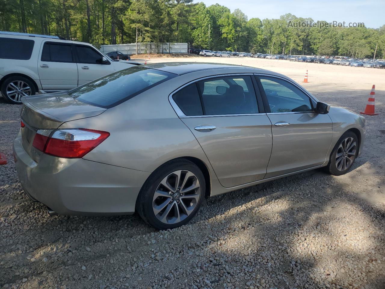 2014 Honda Accord Sport Tan vin: 1HGCR2F59EA108220