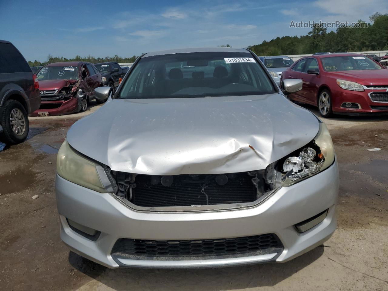 2014 Honda Accord Sport Silver vin: 1HGCR2F59EA161385