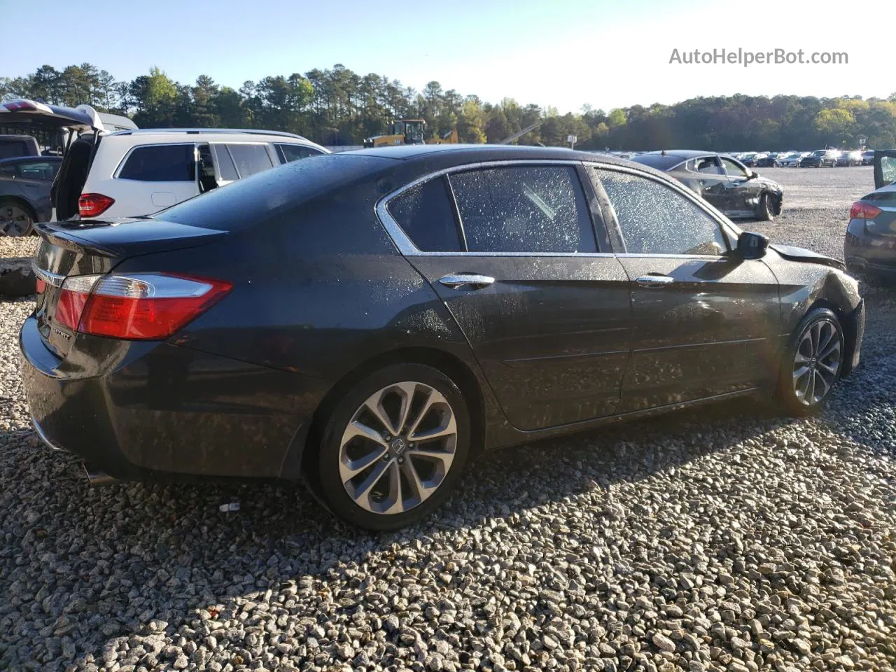 2014 Honda Accord Sport Gray vin: 1HGCR2F59EA162908