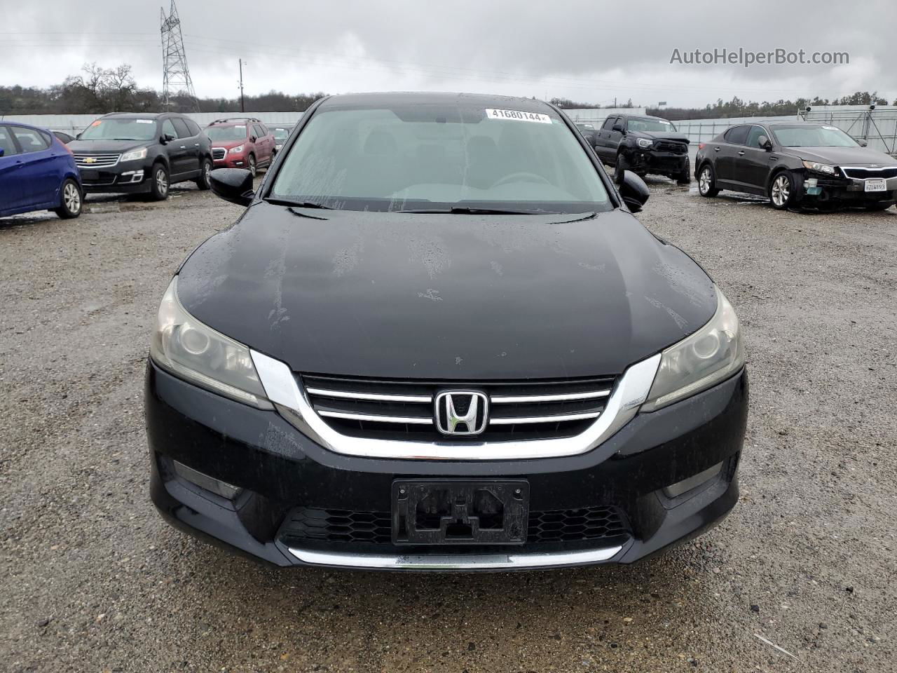 2014 Honda Accord Sport Black vin: 1HGCR2F59EA177005