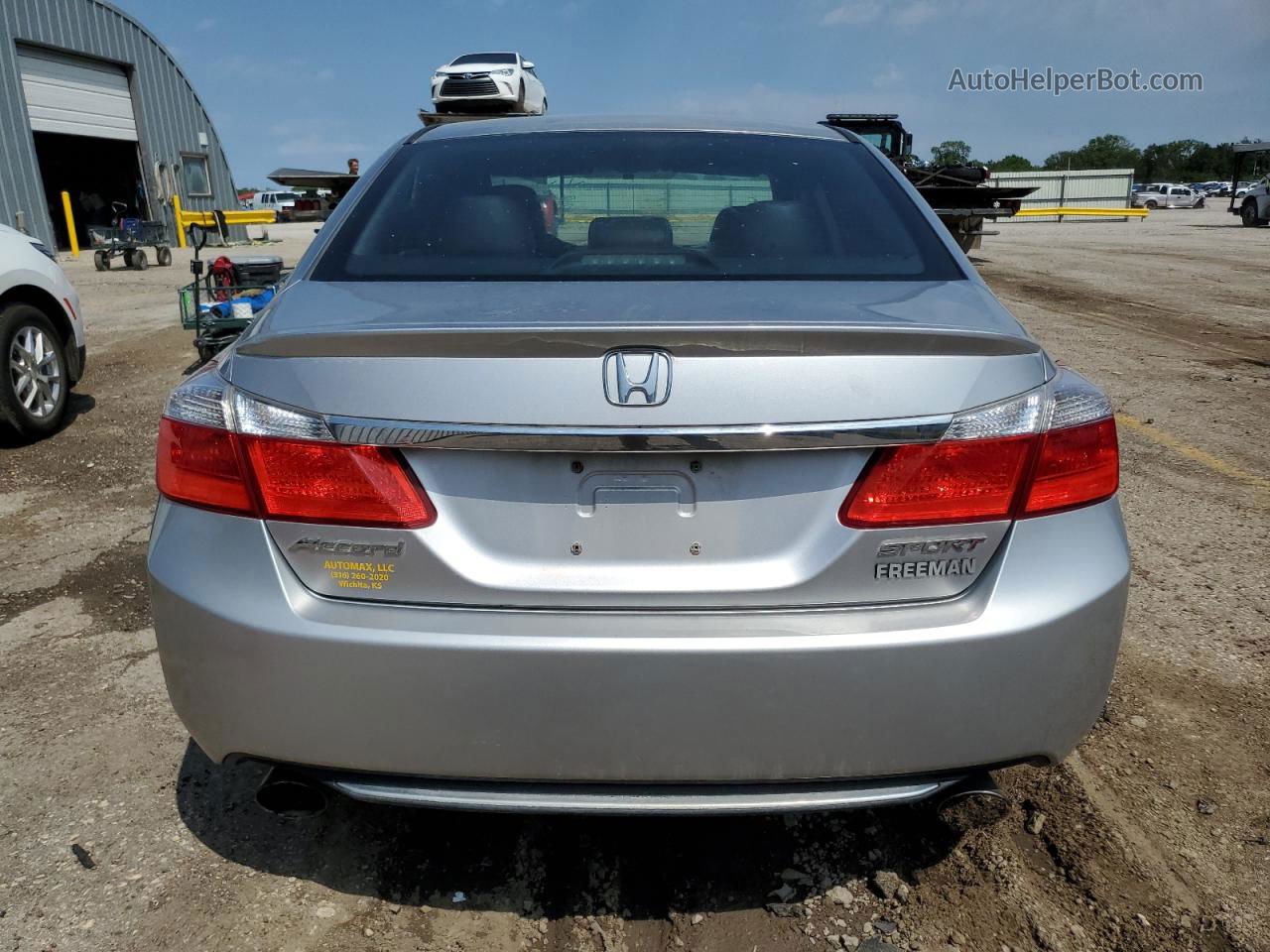 2014 Honda Accord Sport Silver vin: 1HGCR2F59EA259560