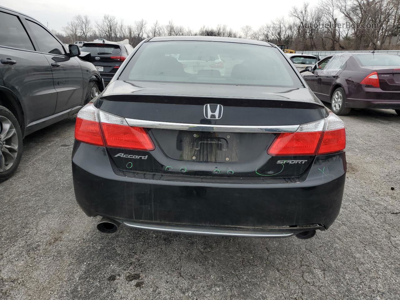 2014 Honda Accord Sport Black vin: 1HGCR2F59EA282370