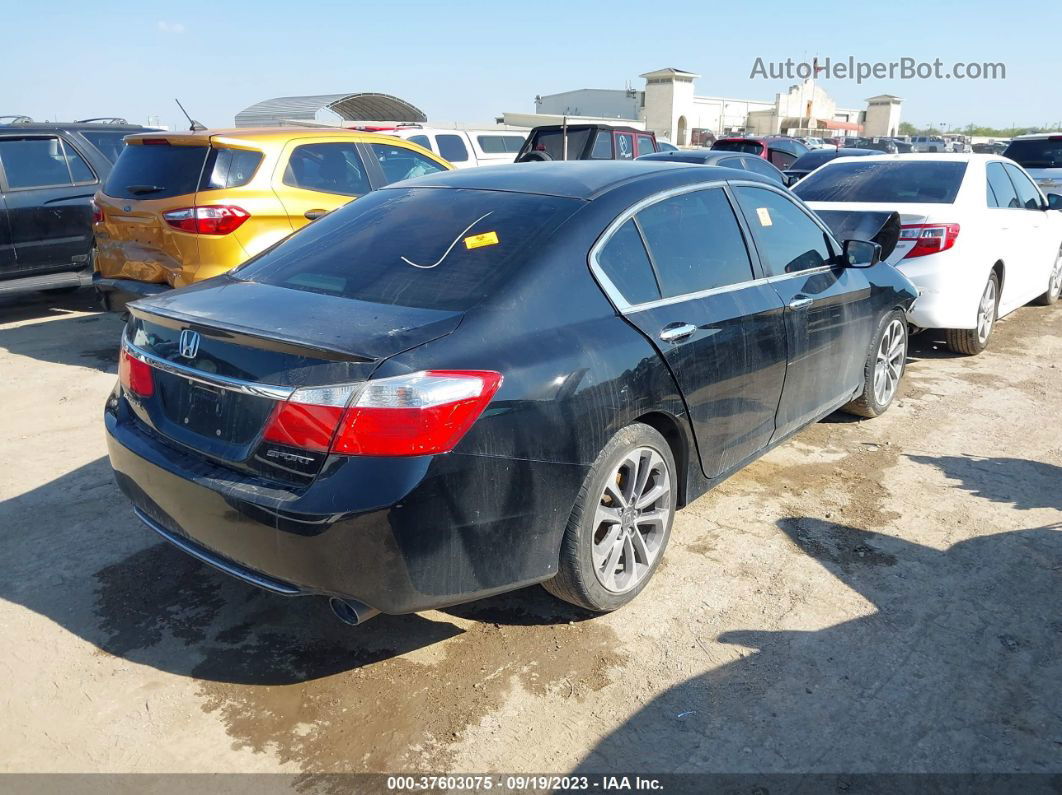 2015 Honda Accord Sport Black vin: 1HGCR2F59FA054161