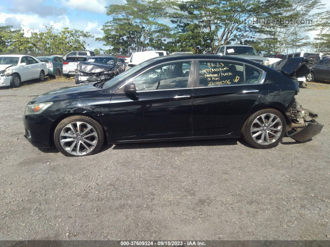 2015 Honda Accord Sport Black vin: 1HGCR2F59FA182786