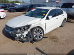 2015 Honda Accord Sedan Sport White vin: 1HGCR2F59FA236183