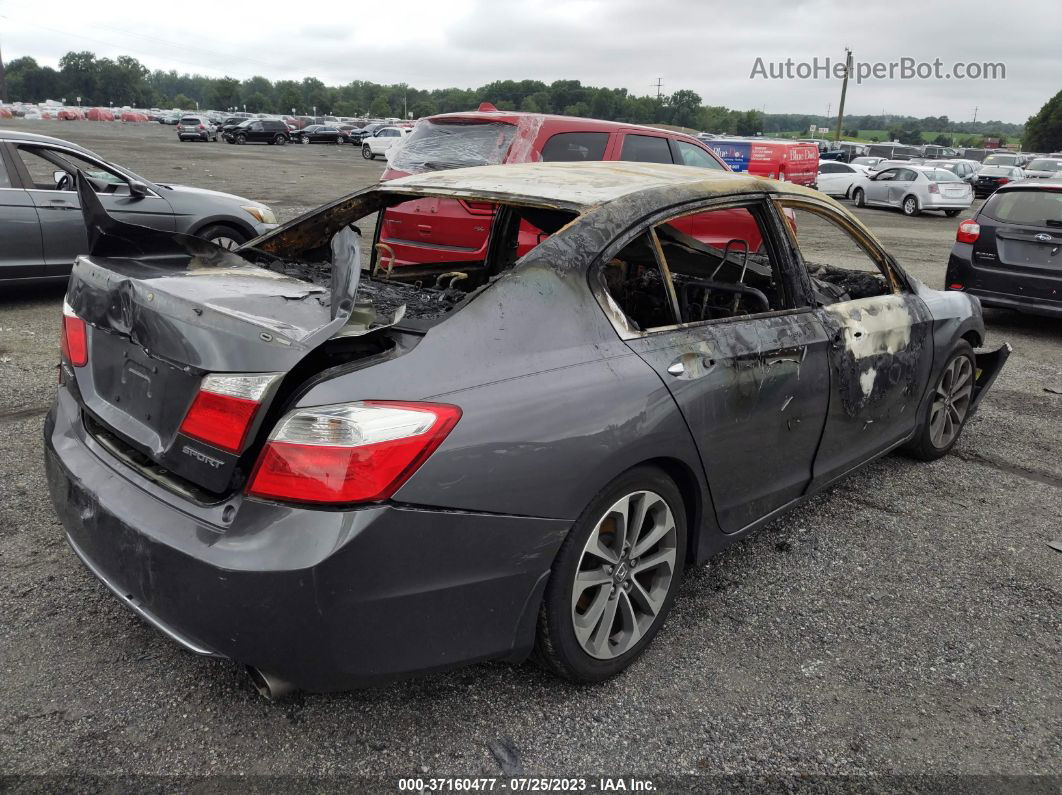 2015 Honda Accord Sedan Sport Серый vin: 1HGCR2F59FA244493