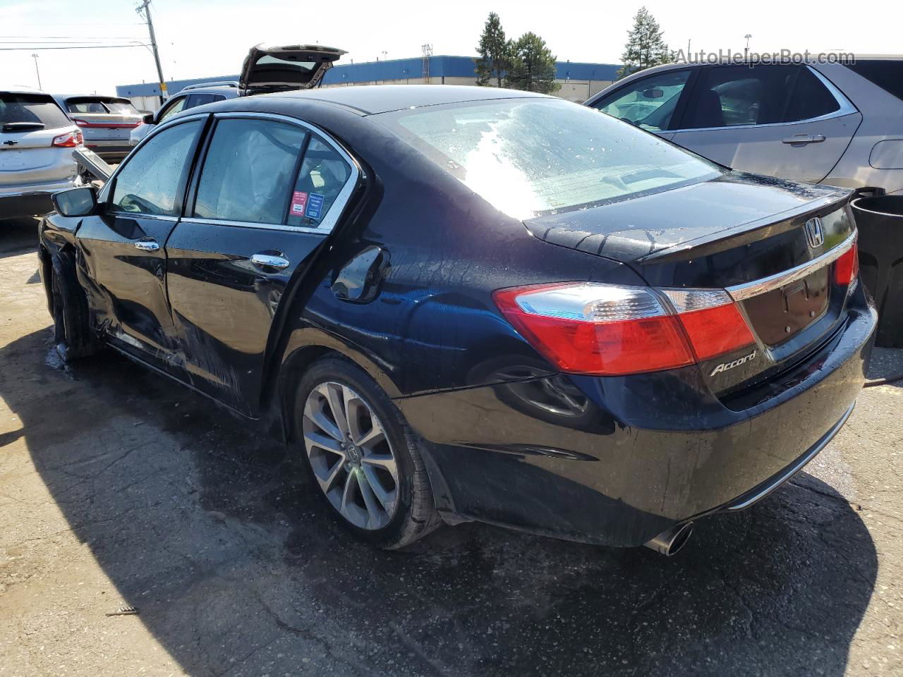 2015 Honda Accord Sport Black vin: 1HGCR2F59FA267241