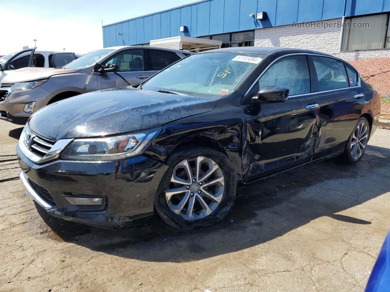 2015 Honda Accord Sport Black vin: 1HGCR2F59FA267241