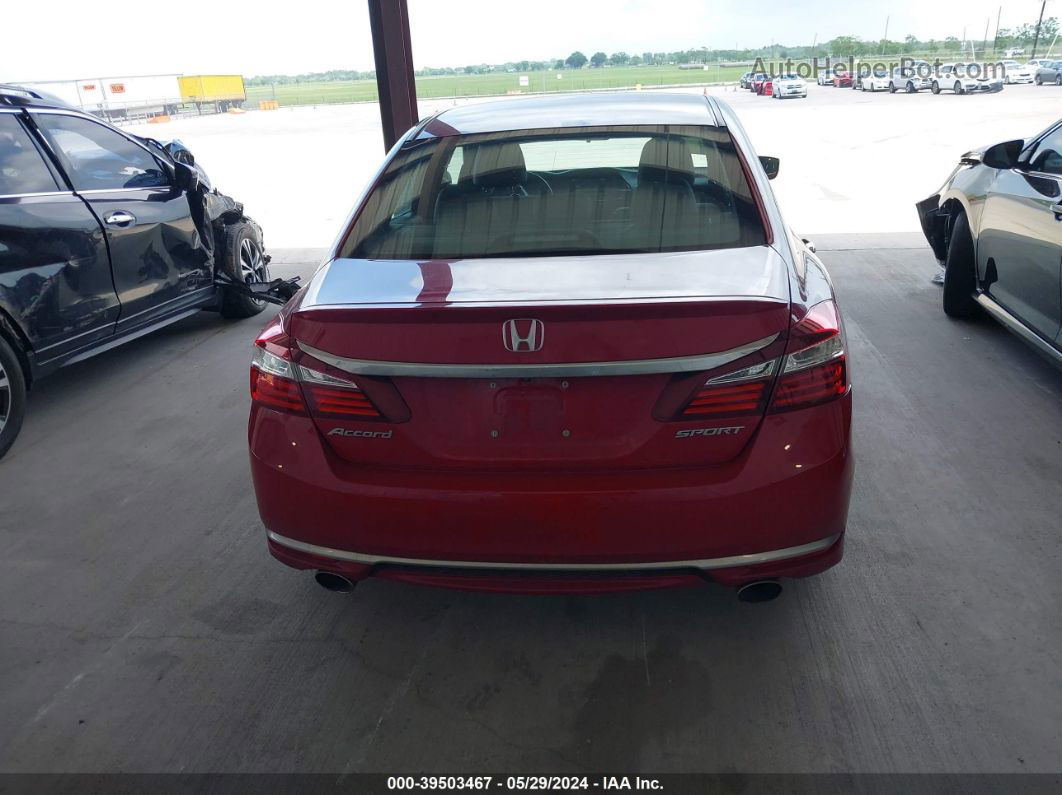 2016 Honda Accord Sport Red vin: 1HGCR2F59GA046014