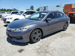 2016 Honda Accord Sport Gray vin: 1HGCR2F59GA151569