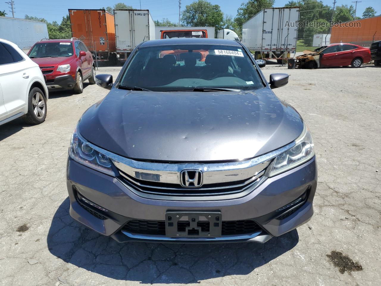 2016 Honda Accord Sport Gray vin: 1HGCR2F59GA151569