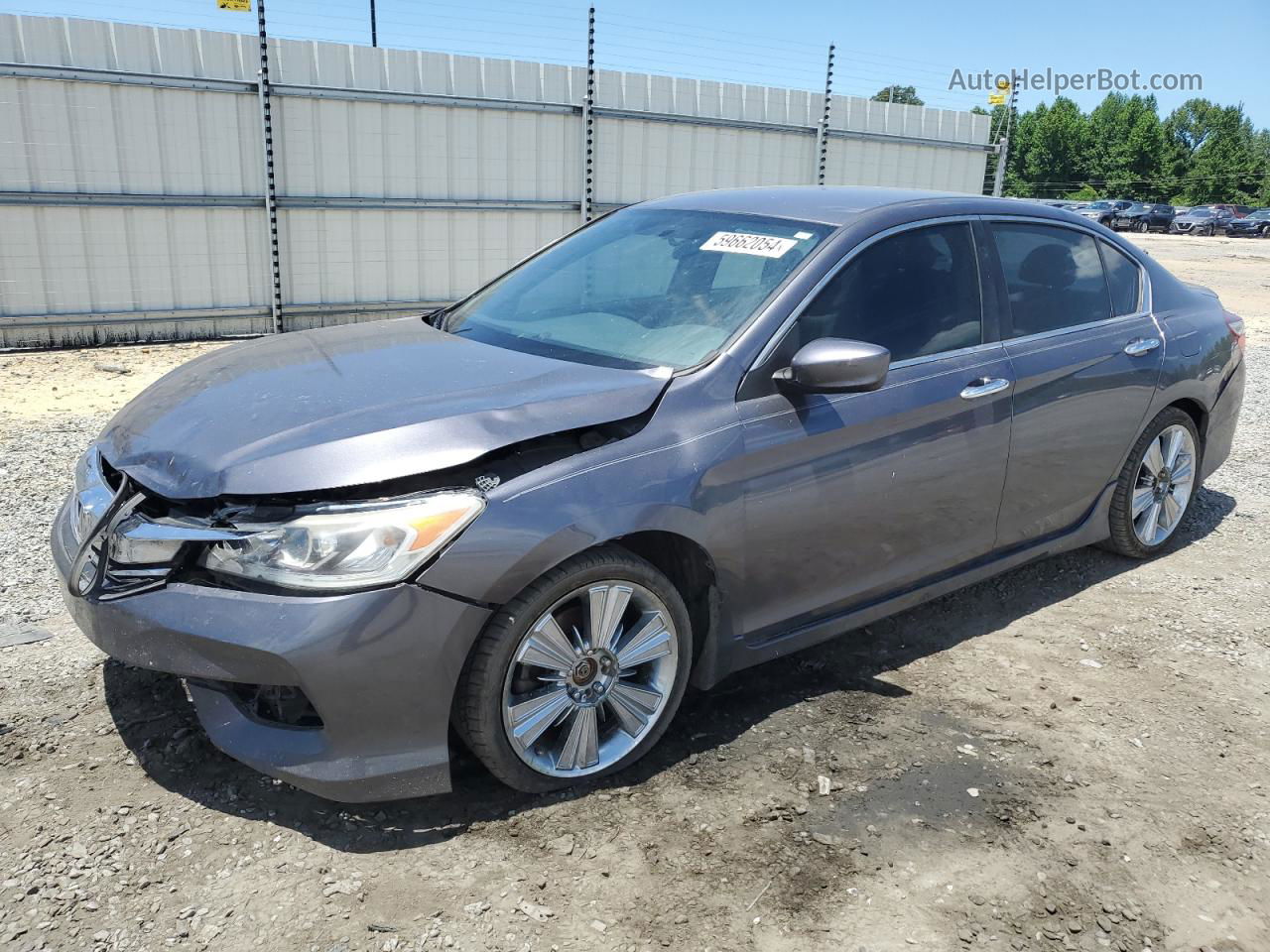 2016 Honda Accord Sport Gray vin: 1HGCR2F59GA164788