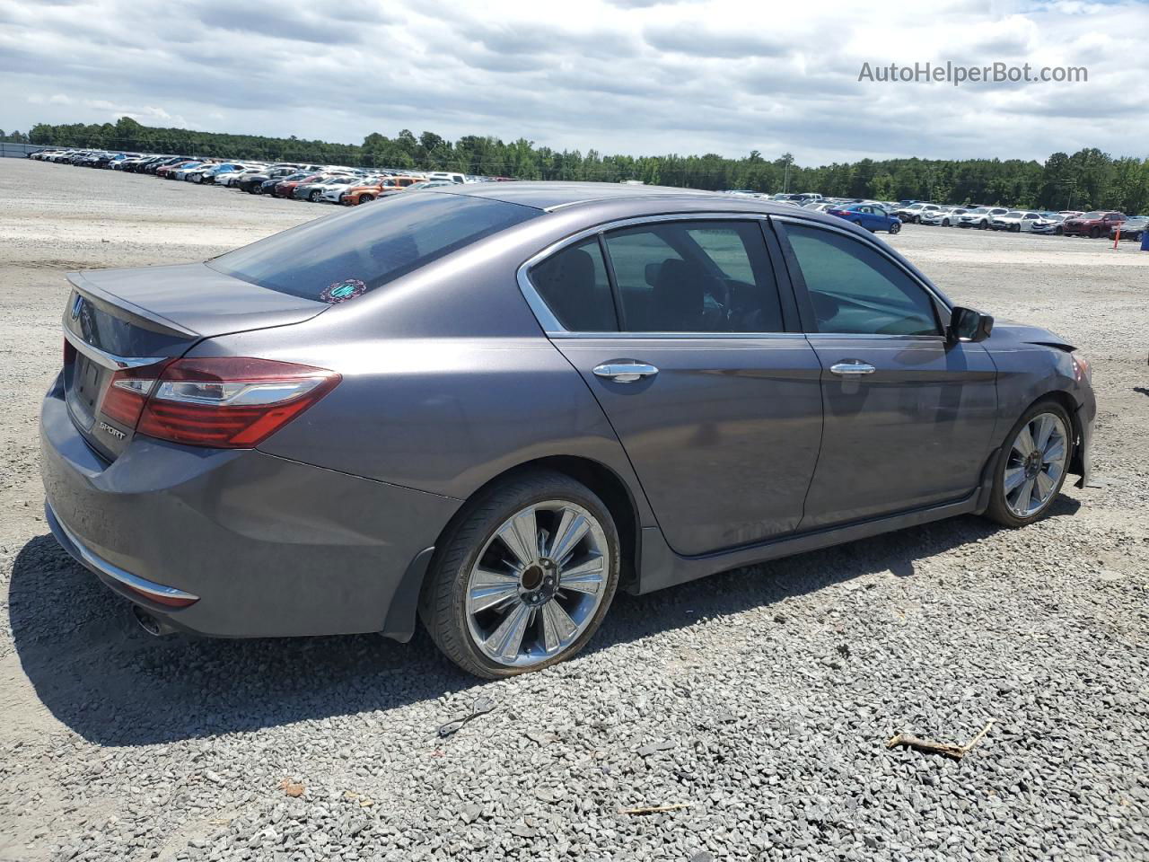 2016 Honda Accord Sport Gray vin: 1HGCR2F59GA164788