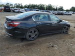 2017 Honda Accord Sport Черный vin: 1HGCR2F59HA058553