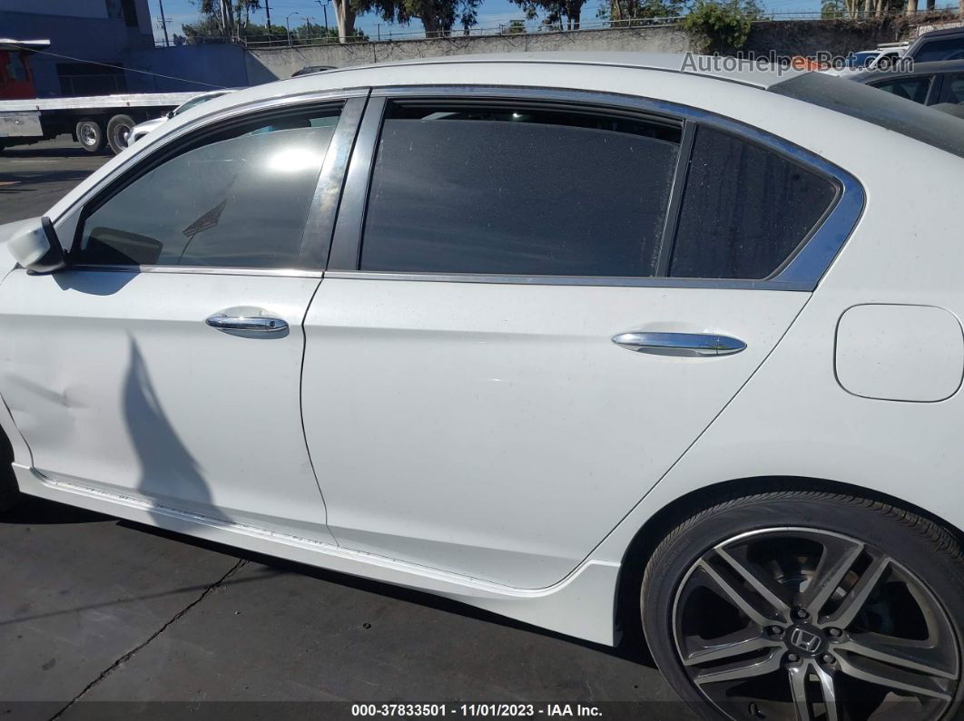 2017 Honda Accord Sport White vin: 1HGCR2F59HA071447