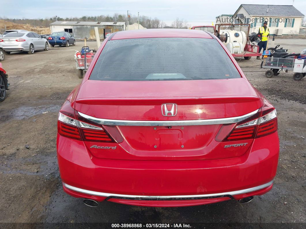 2017 Honda Accord Sport Red vin: 1HGCR2F59HA077121