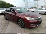 2017 Honda Accord Sedan Sport Maroon vin: 1HGCR2F59HA081735