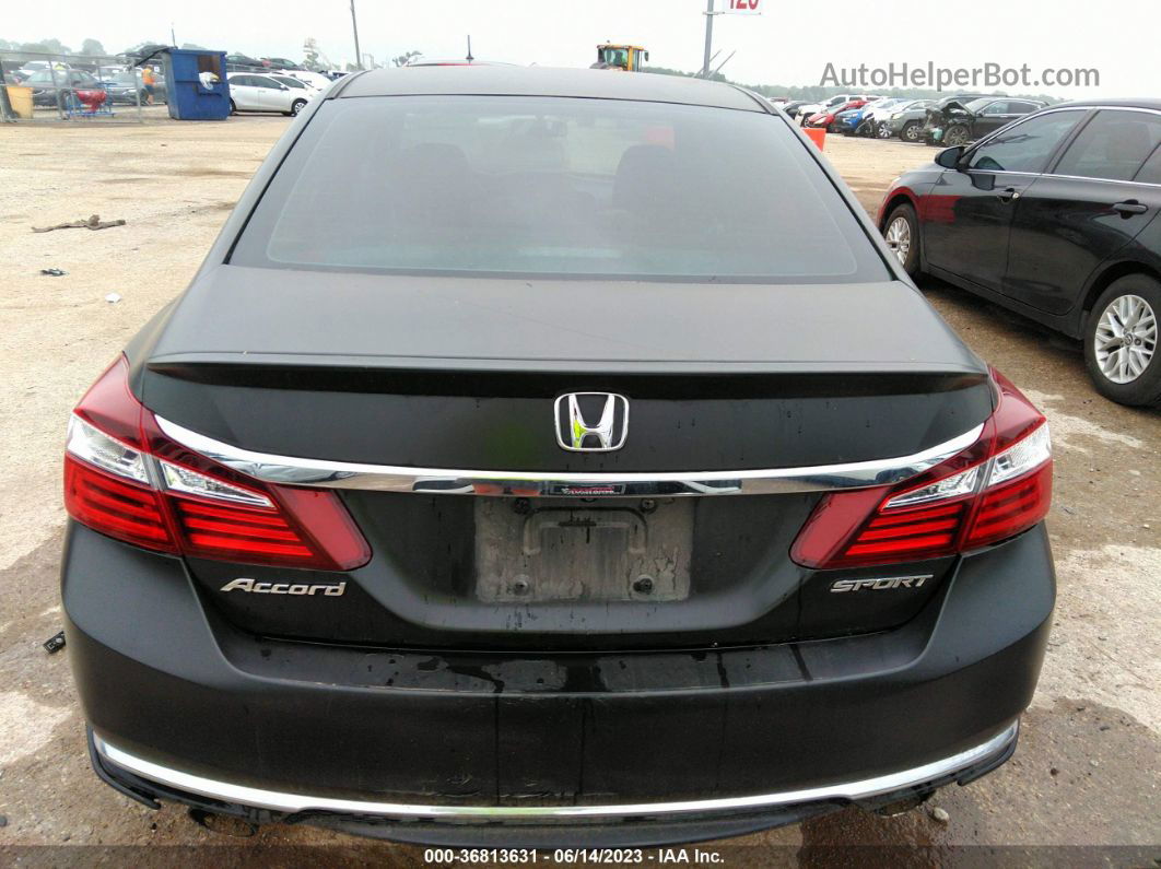 2017 Honda Accord Sedan Sport Black vin: 1HGCR2F59HA083744