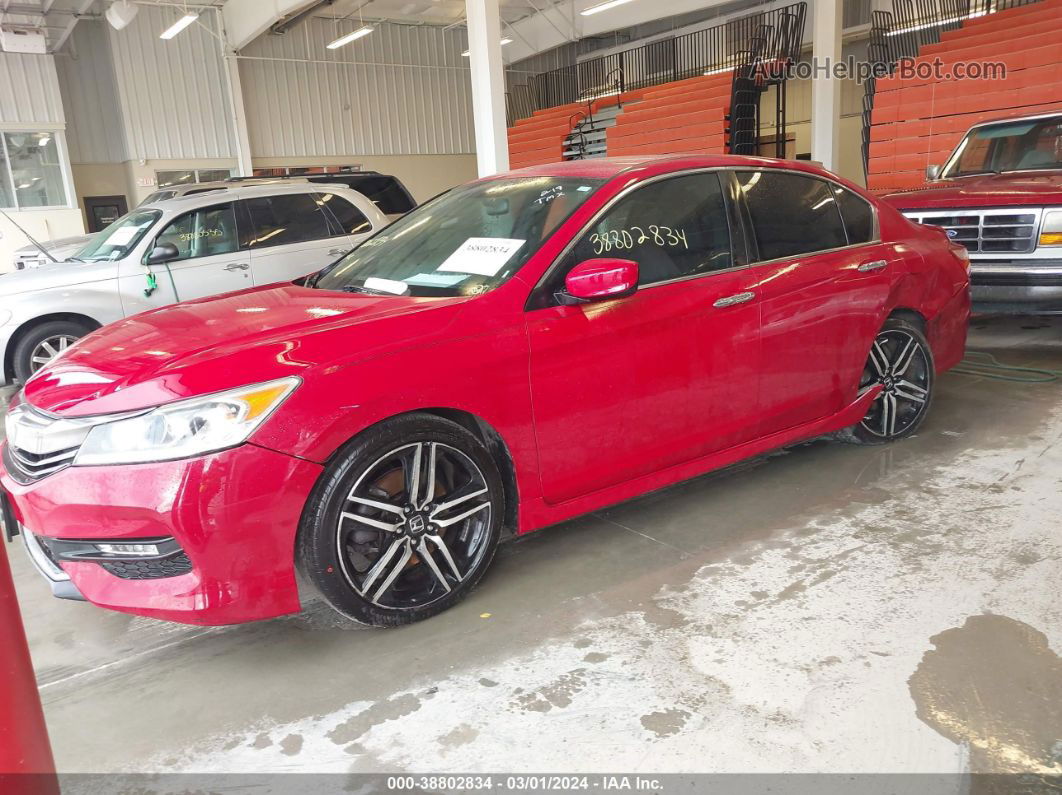 2017 Honda Accord Sport Red vin: 1HGCR2F59HA095733