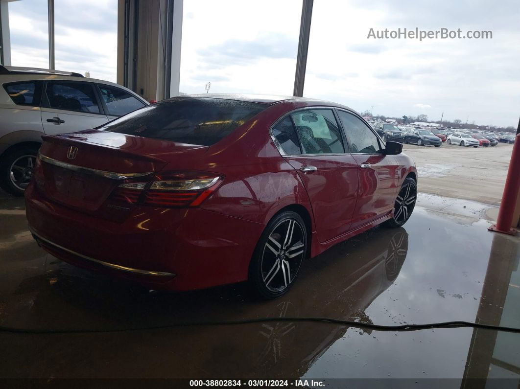 2017 Honda Accord Sport Red vin: 1HGCR2F59HA095733