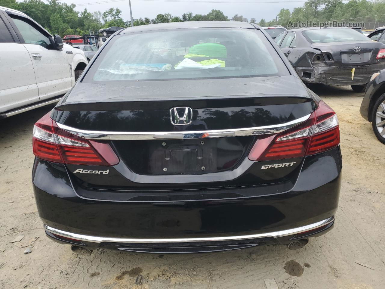 2017 Honda Accord Sport Black vin: 1HGCR2F59HA101949