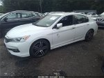 2017 Honda Accord Sport White vin: 1HGCR2F59HA126205