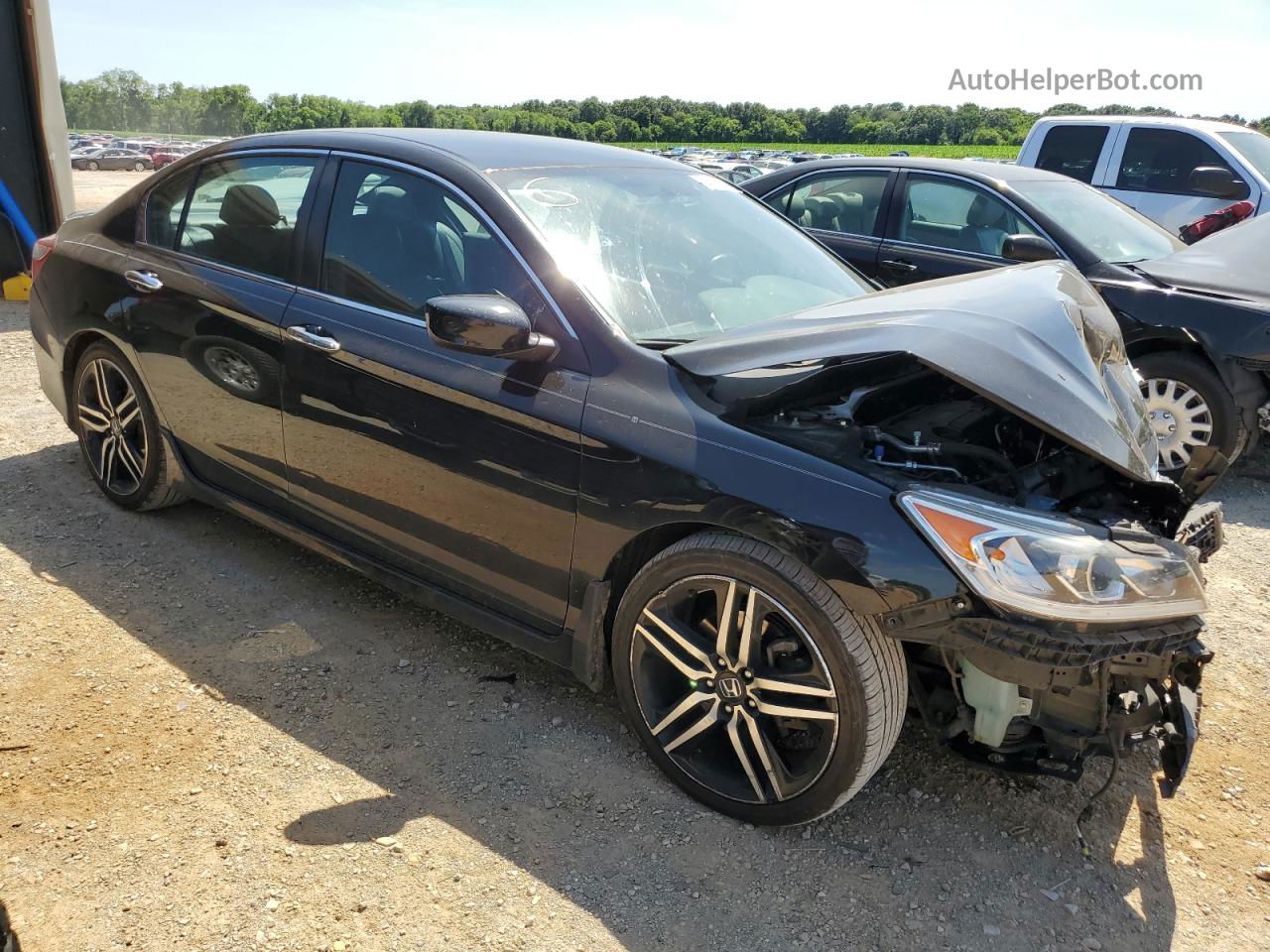 2017 Honda Accord Sport Black vin: 1HGCR2F59HA165635