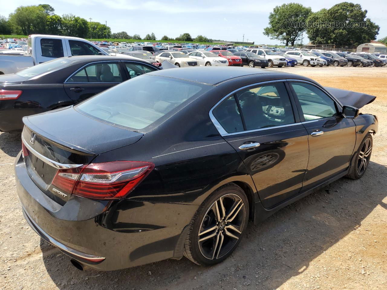 2017 Honda Accord Sport Black vin: 1HGCR2F59HA165635