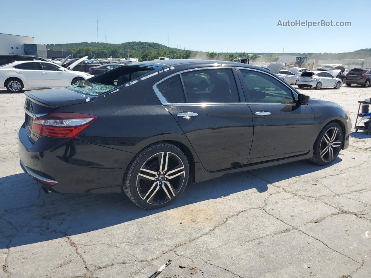 2017 Honda Accord Sport Black vin: 1HGCR2F59HA209343