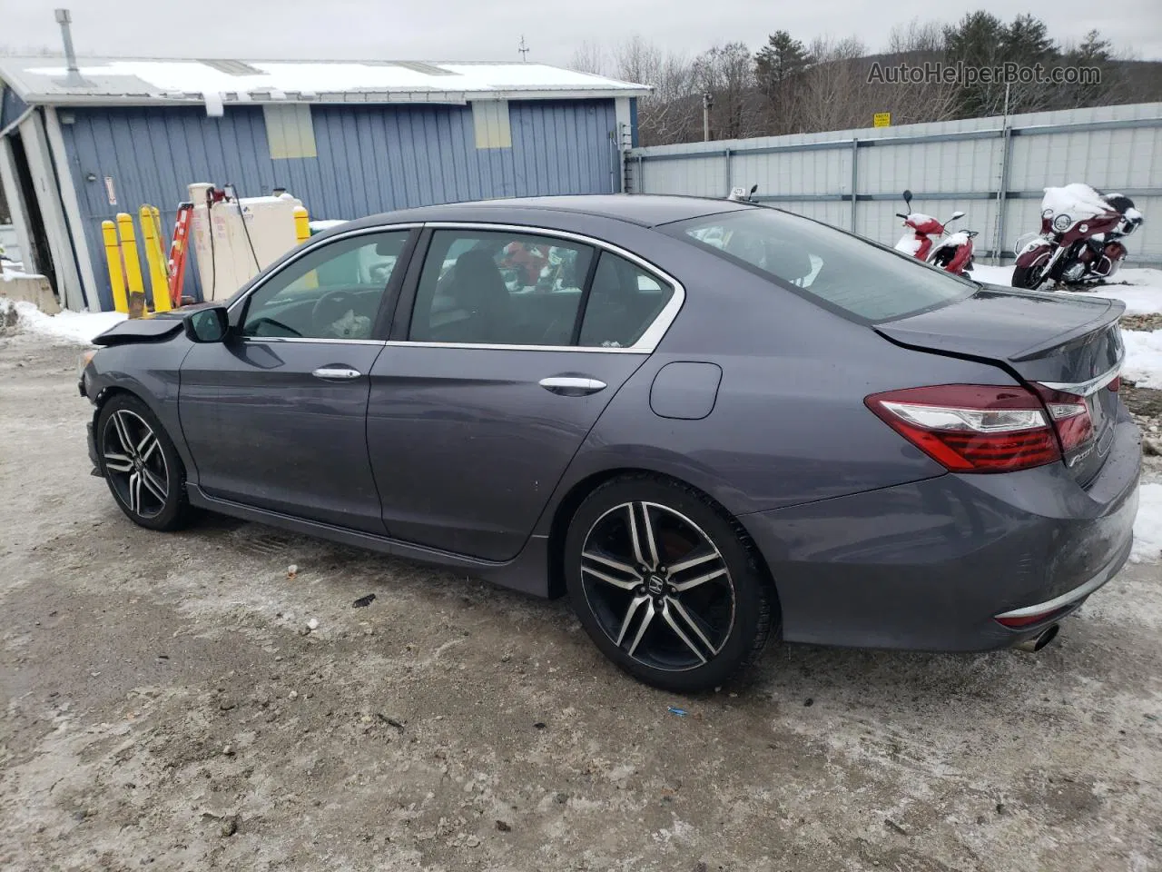 2017 Honda Accord Sport Серый vin: 1HGCR2F59HA248398