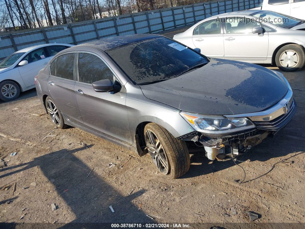 2017 Honda Accord Sport Gray vin: 1HGCR2F59HA271535