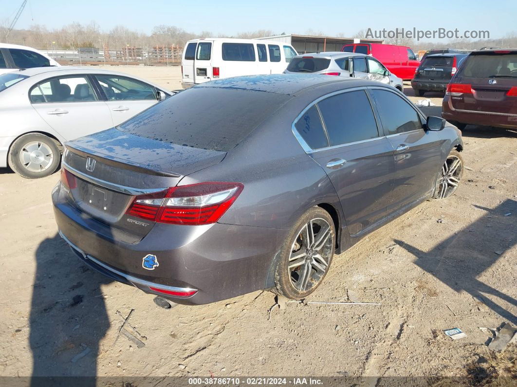 2017 Honda Accord Sport Gray vin: 1HGCR2F59HA271535