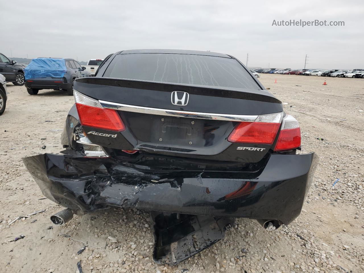 2014 Honda Accord Sport Black vin: 1HGCR2F5XEA055981